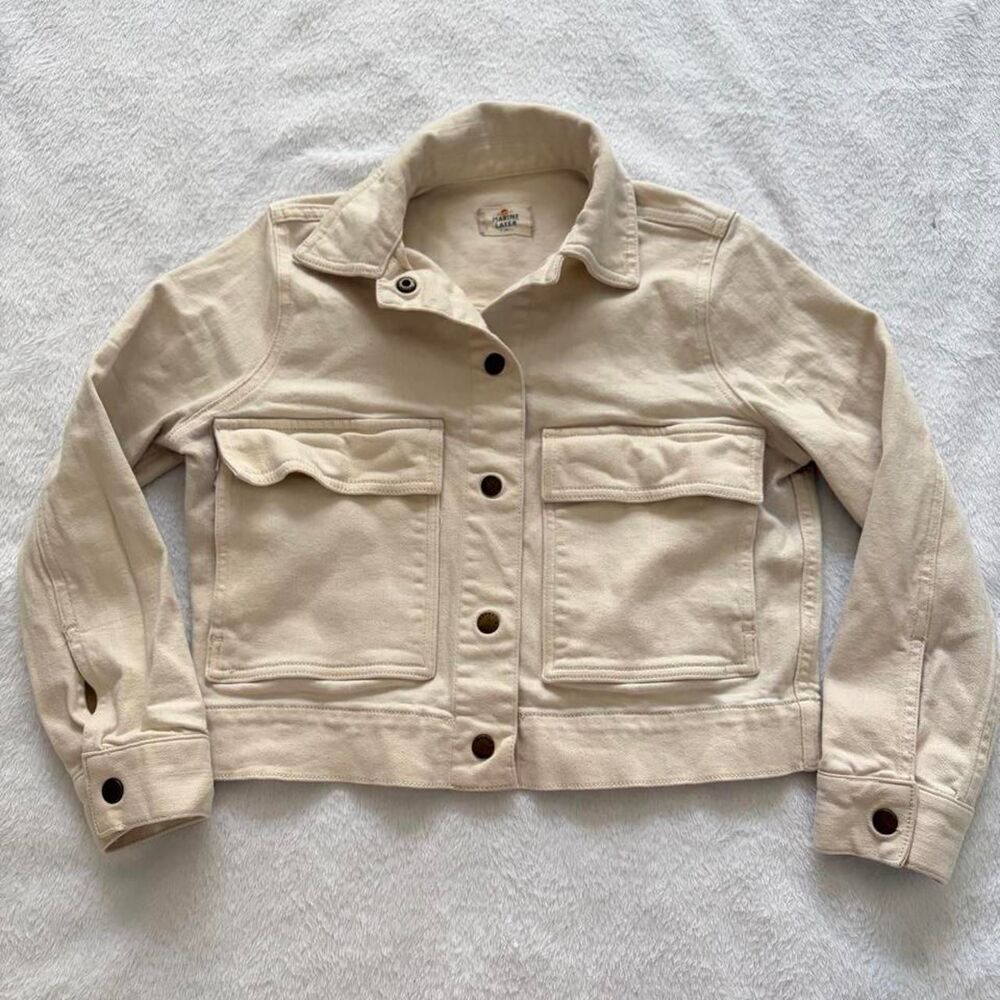 Marine-layer Women's Cream and Tan Jacket
